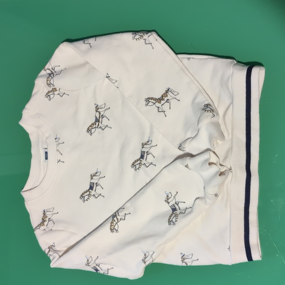 Janie & Jack horse sweater